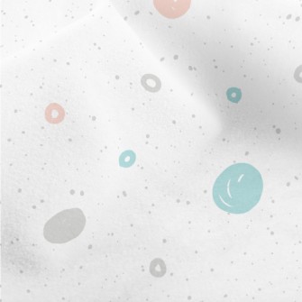 Hand Drawn Messy Dots Micro Fleece