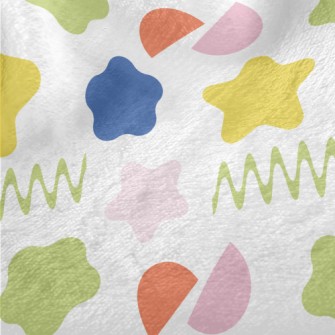 Colorful Shape Pattern Minky