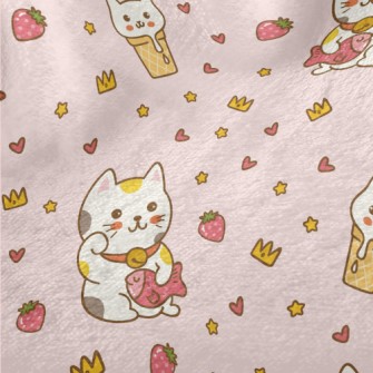 The Round And Cute Lucky Cat Minky