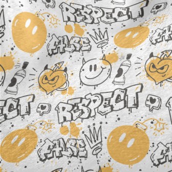 American Style Smiley English  Minky
