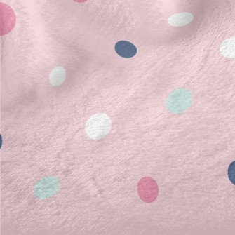 Brightly Colored Dots Minky