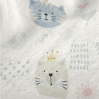 Round Cat Like In A Children&# Minky