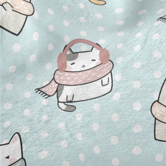 Cats Wrapped Tightly In The Co Minky