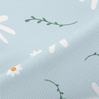 Beautiful Charming White Flowe Piqué