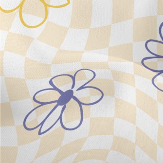 Distorted Lattice And Simple F Lightweight Performance Linen