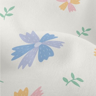 Colorful Cute Flowers Lightweight Performance Linen
