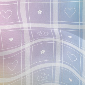 Colorful Floral Lattice Lightweight Performance Linen
