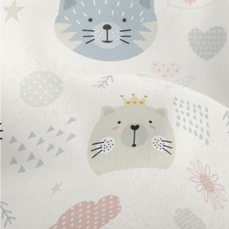 Round Cat Like In A Children&# Lightweight Performance Linen