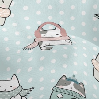 Cats Wrapped Tightly In The Co Lightweight Performance Linen