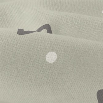 Simple Gray Love Heart Modern Jersey