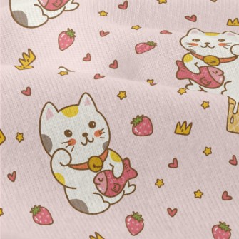 The Round And Cute Lucky Cat Modern Jersey