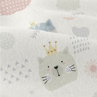 Round Cat Like In A Children&# Modern Jersey