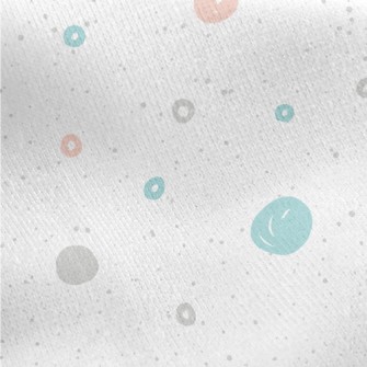 Hand Drawn Messy Dots Jersey Backed Fleece