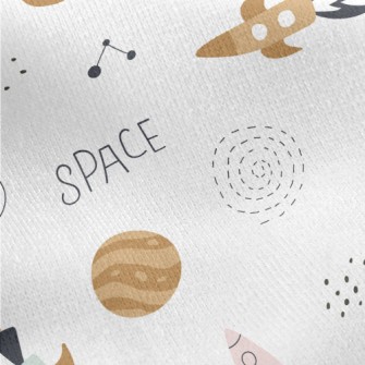 Simple And Multiple Rockets An Jersey Backed Fleece