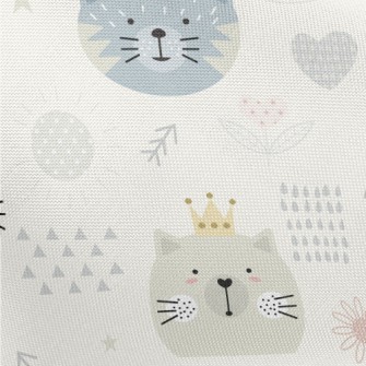 Round Cat Like In A Children&# Pongee