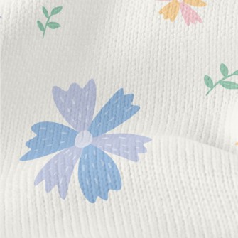 Colorful Cute Flowers Stretch Jersey