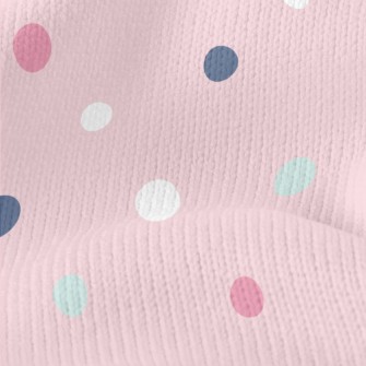 Brightly Colored Dots Stretch Jersey