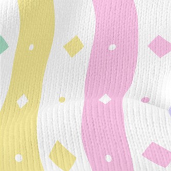 Colorful Diamond Lattice Stretch Jersey