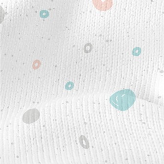 Hand Drawn Messy Dots Stretch Jersey