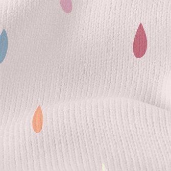 Water Drops Of Different Color Stretch Jersey