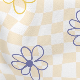Distorted Lattice And Simple F Lightweight Cotton Poplin