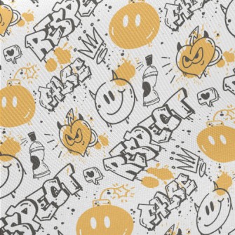 American Style Smiley English  Midweight Cotton Poplin
