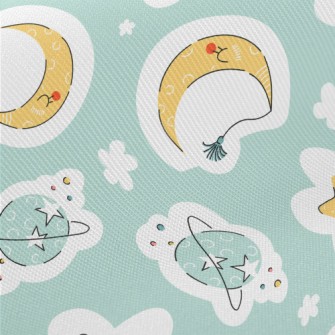 The Lovely Sleeping Moon And S Midweight Cotton Poplin
