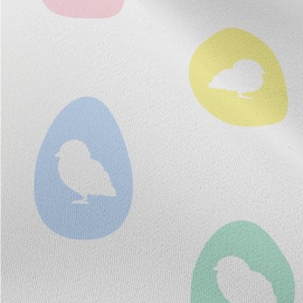 Chicks In Pastel Colored Eggs Chiffon