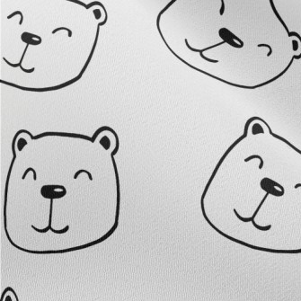 Simple Smiling Bear Chiffon