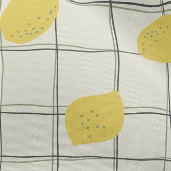 Sour Lemon And Twisted Lattice Chiffon