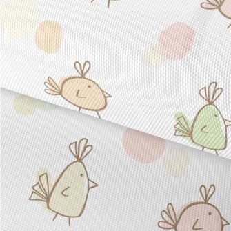 Cute Birds Of Different Shapes Waterproof Oxford