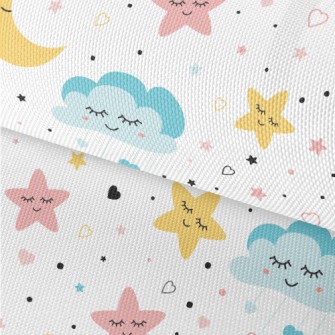 The Moon And Stars Sleeping Pe Waterproof Oxford