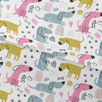 Funny Color Block Dog Waterproof Oxford