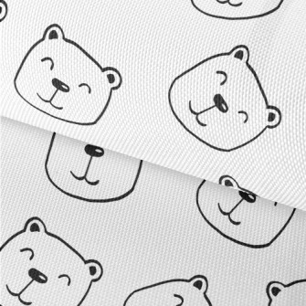 Simple Smiling Bear Waterproof Oxford