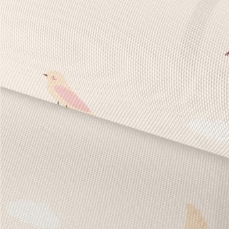 Pink And Orange Flying Bird Waterproof Oxford
