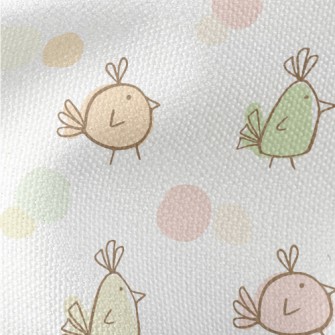 Cute Birds Of Different Shapes Waterproof Canvas