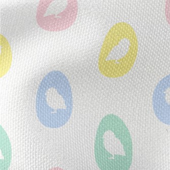 Chicks In Pastel Colored Eggs Waterproof Canvas