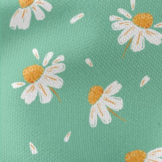 Realistic Daisy And Petals Waterproof Canvas