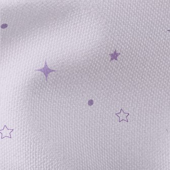Scattered Purple Stars Waterproof Canvas