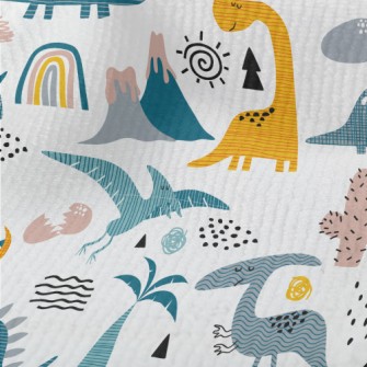 Cute Hand Drawn Dinosaur Terry