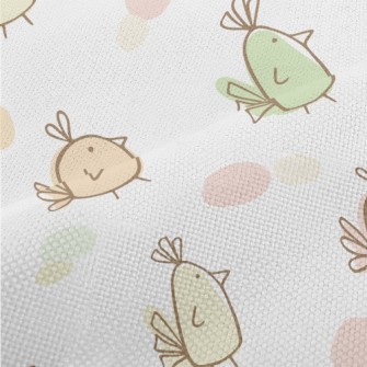 Cute Birds Of Different Shapes Performance Linen