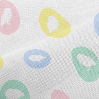 Chicks In Pastel Colored Eggs Performance Linen