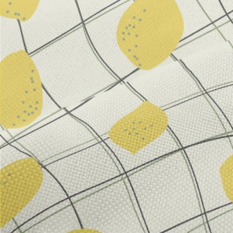 Sour Lemon And Twisted Lattice Performance Linen