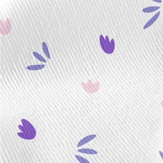 Pink And Purple Floral Graphic Standard Corduroy