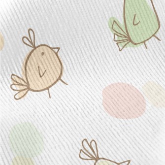 Cute Birds Of Different Shapes Standard Corduroy