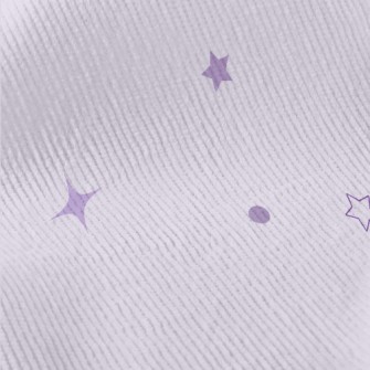 Scattered Purple Stars Standard Corduroy