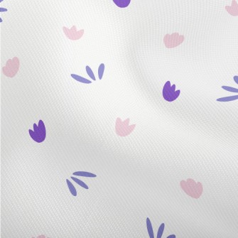 Pink And Purple Floral Graphic Dobby