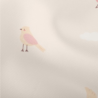 Pink And Orange Flying Bird Dobby