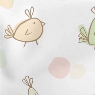 Cute Birds Of Different Shapes Stretch Ponte