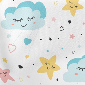 The Moon And Stars Sleeping Pe Stretch Ponte
